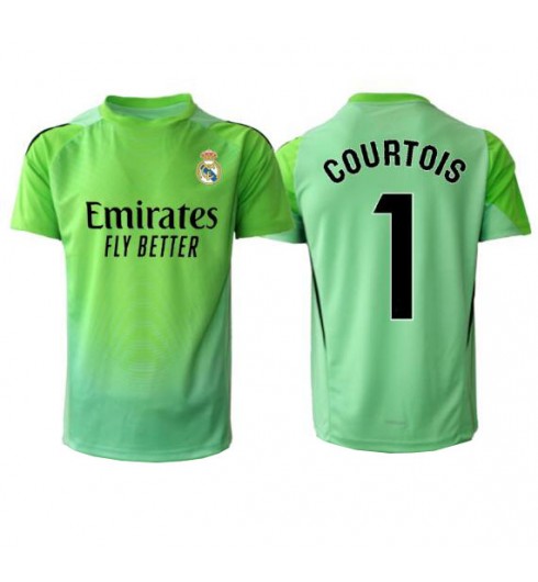 Real Madrid Thibaut Courtois #1 Brankářské Venkovní Dres 2025-26 Krátký Rukáv Real Madrid Thibaut Courtois #1 Brankářské Venkovní Dres 2025-26 Krátký Rukáv